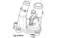 Термостат (в корпусе) для FORD S-MAX (WA6) 2.0 2006-2014, код двигателя AOWA,AOWB, V см3 1999, кВт 107, л.с. 145, бензин, Wahler 41001698D
